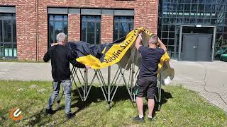3x6m Gazebo first use construction