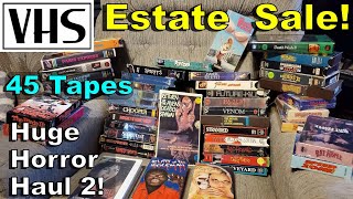VHS Huge Horror Haul 2!  Rare Finds Special Edition