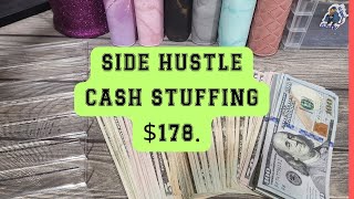 $178. Side Hustle Cash Envelope Stuffing | #cashstuffing #cashenvelopessystem #sidehustle