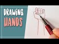 How to draw a hand shorts