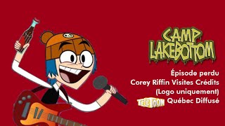 Faux Camp Marécage Épisode Perdu Corey Riffin Visites Crédits Télétoon Québec Diffusé 16