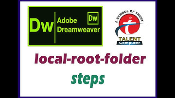 Dreamweaver Tutorial: How to Set up local root folder steps in Dreamweaver