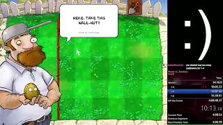 Plants vs Zombies any% in 4:08:25