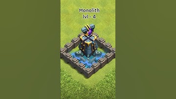 Monolith Level 1 To Max Level #shorts #Clash of Clans #shortsfeed JS-Joy