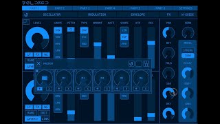 Voldred - Touch OSC Editor for Korg's Volca Drum