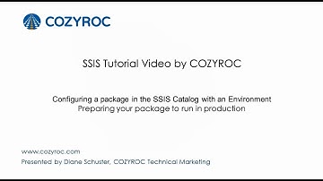 Executing a package from SSIS catalog - SSIS tutorial For Beginners by COZYROC