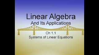 Linear Algebra & Applications Ch1.1: Linear Equations screenshot 5