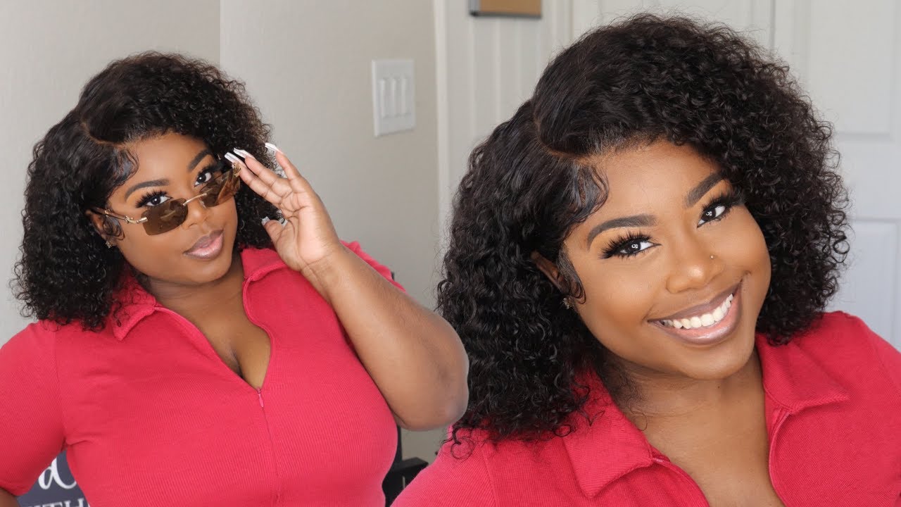 QUICK AND EASY CURLY LACE WIG INTSALL FOR BEGINNERS | Premium Lace Wig