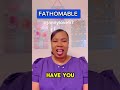FATHOMABLE    #englishteacher #vocabulary #learnenglish #pronunciation #fathomable