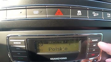 How to Enable or Disable Radio Text in Ssangyong Rexton III ( 2012 – 2016 ) - Enable or Disable RDS