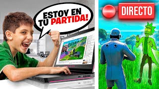 Me hace STREAM SNIPE el NIÑO de 10 Años mas TOXICO de Fortnite y acaba mal