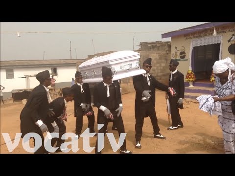 These Performers Are Hired To Dance At Funerals In Ghana and Nigeria