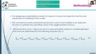 NEURAL NETWORK MODELING AND OPTIMIZING OF AGGLOMERATION