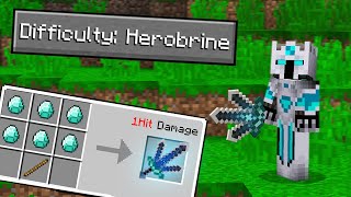 FROST DIAMOND TAMATIN MINECRAFT DENGAN PEDANG HEROBRINE!!! 1x PUKUL, 18 MENIT LANGSUNG TAMAT!!!