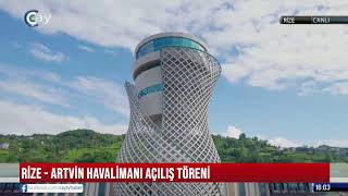 Ri̇ze - Artvi̇n Havali̇mani Açiliyor - 14.05.2022