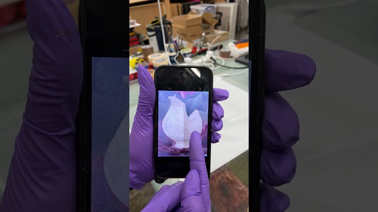 How to Clean a Painting with Saliva