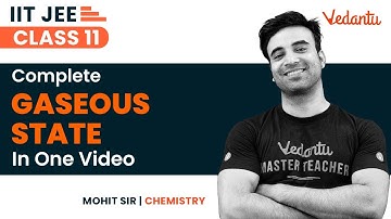Gaseous State Class 11 | One Shot | JEE 2024 | IIT JEE | Mohit Ryan  @JEEVedantu ​