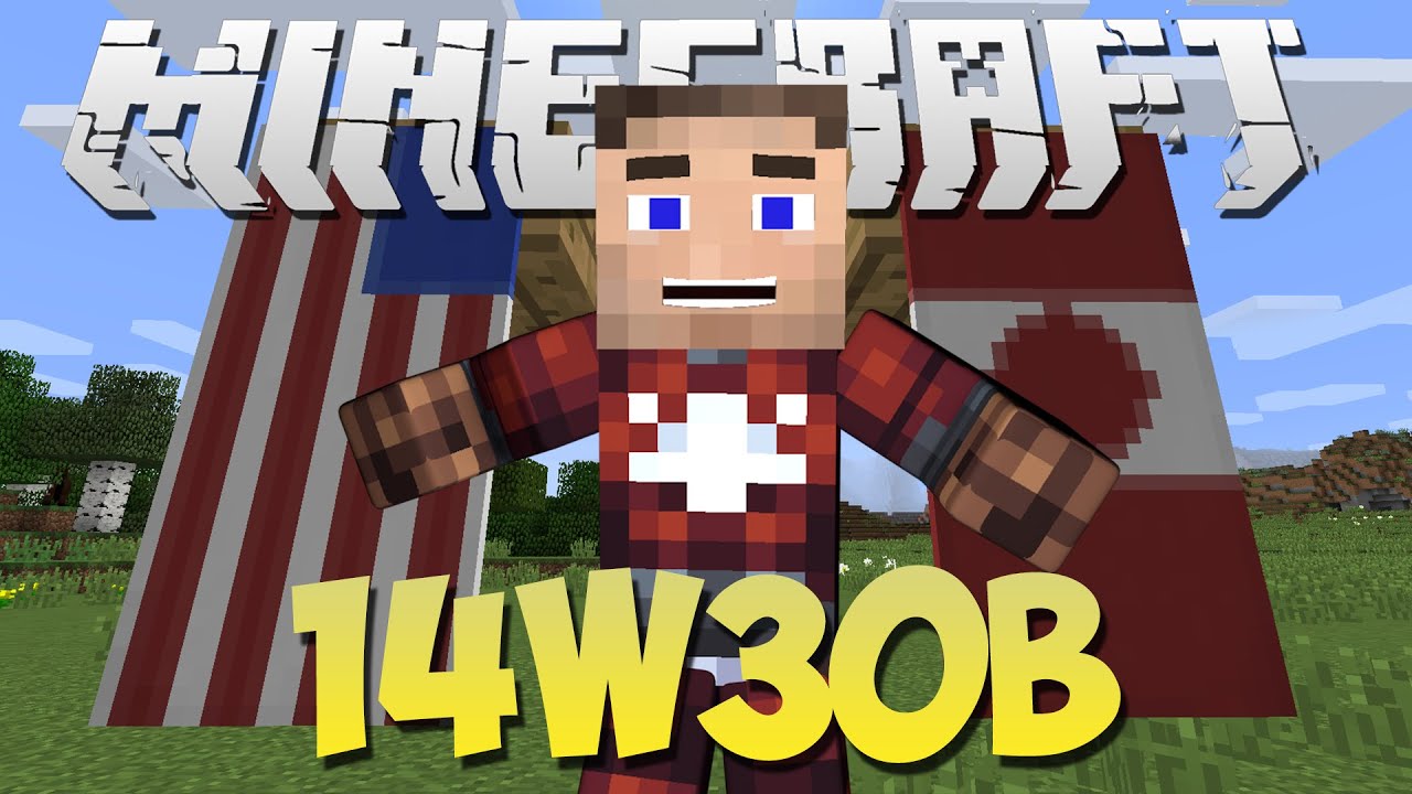 Minecraft Snapshot 14w30b | BANNERS, MOB HEADS, FPS BOOST OH MY!