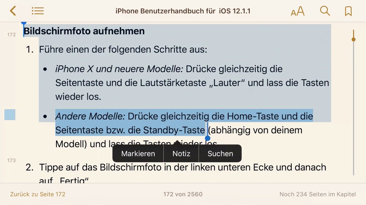 iPad iPhone Benutzerhandbuch in App Bücher lesen YouTube
