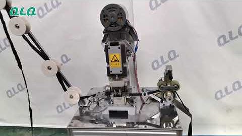 QLQ-HPM-R Automatic Nylon Zipper Hole Punching Machine #zippermachine #nylonzippermaking #machines