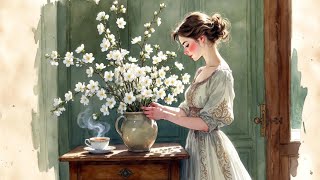 Relaxing Garden Jazz ☕ Vintage Coffee & Tea Music for Calm Morning & Cozy Evenings