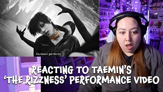 Reacting to TAEMIN 태민 'The Rizzness' Performance Video #taemin #rizzness #shinee