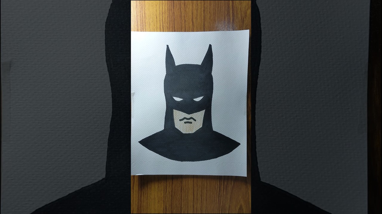 Batman Drawing and coloring 
