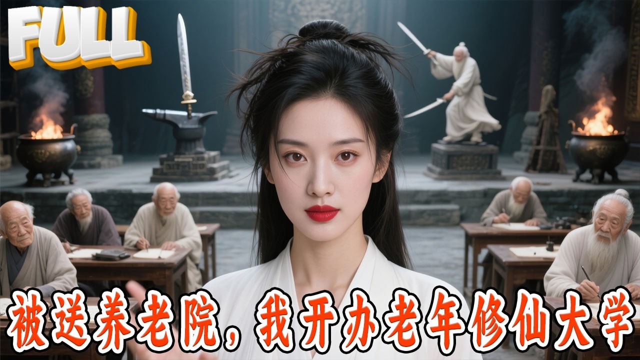 【完结】当你嫌弃父母时...他们在修仙大学御剑！百岁毕业生直播炼器，全网泪目：我错了！