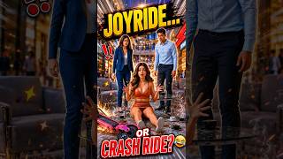 Joyride? More like CRASH Ride! 🛴💥🤣 #shorts #funnygirl #joyridefail #funnyfails #actioncomedy #viral