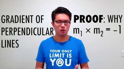 Gradient of Perpendicular Lines Proof