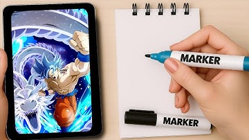 How I Drew Ultra Instinct Goku 🔥 | Epic Anime Drawing Tutorial