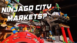 LEGO Ninjago City Markets FINISHED! First Full Street in the City!