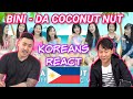 Korean Boys REACT to Da Coconut Nut (Official Music Video) | BINI TV - Filipina Idol Girl Group!