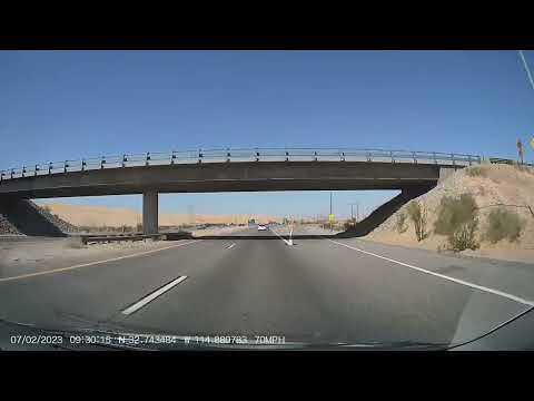 Yuma AZ to San Diego CA Interstate 8 West