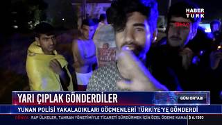 Yarı çıplak gönderdiler