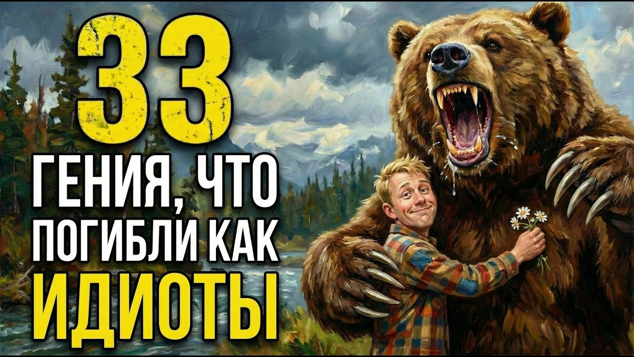33 великих, чьё СЛАБОУМИЕ и ОТВАГА привели к нелепой СМЕРТИ