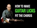 Making Guitar Licks fit the Chords - Q & A with Robert Renman
