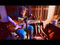Recording guitar, piano and drums for my new album 'Soul Believer'