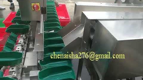 Automatic chicken feet weight sorting machine