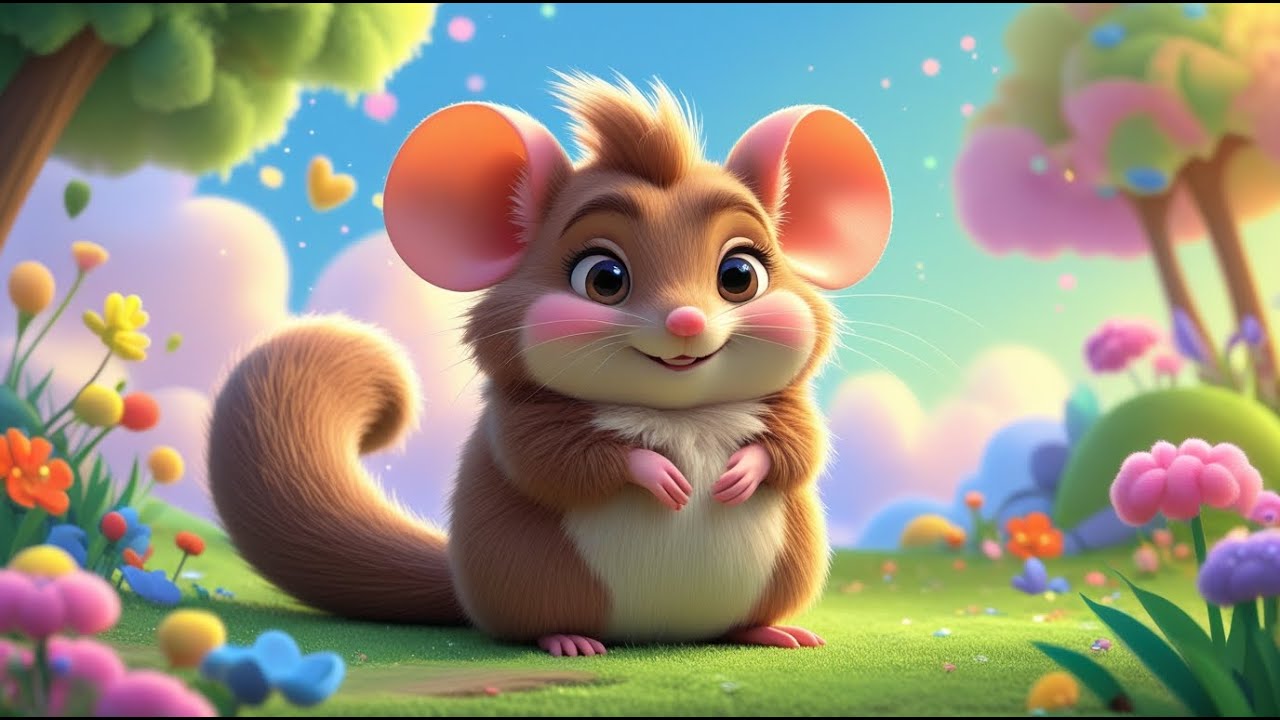 Cute Brown Mouse Cartoon 🐭 | Fun Kids Video