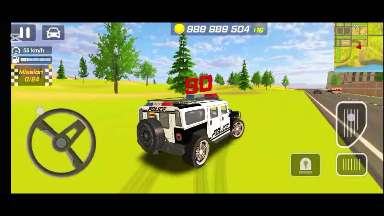 High Speed Police Car Chase | Crazy City Driving Game - YouTube