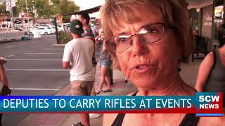 New policy allows sheriff deputies to carry rifles at events