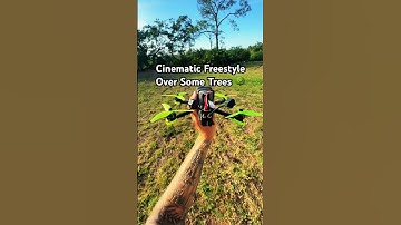 Cinematic freestyle over some trees 🌳 #shorts #fpvdrone #fpv
