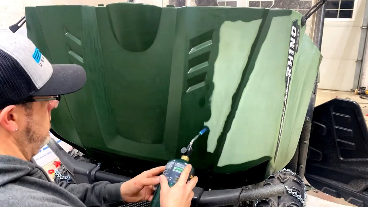 Restoring ATV / UTV Plastic With a Torch YouTube