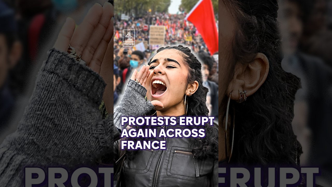 Hundreds of thousands take to streets in France protests #France #Paris #Protest #WorldNews