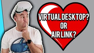 Quest 2 Wireless PC VR - Virtual Desktop vs Oculus Air Link Net Worth