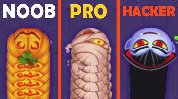 Worms Zone New Skin Halloween Noob vs Pro vs Hacker WormsZone.io Best Online Games Update 2020