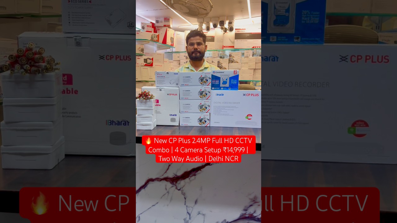 CP Plus 2.4MP Full HD CCTV Combo