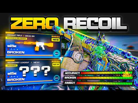 the BEST *BROKEN* META LOADOUT in Warzone after the NEW UPDATE! (BUFFED MK35 Setup)