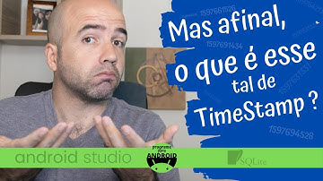 Android Studio | Aprenda a armazenar datas utilizando o formato UnixTimeStamp | SQLite
